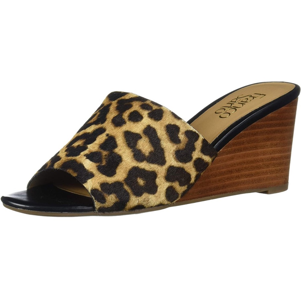 Franco Sarto Mckenna Slide Wedge Sandals Size 7.5